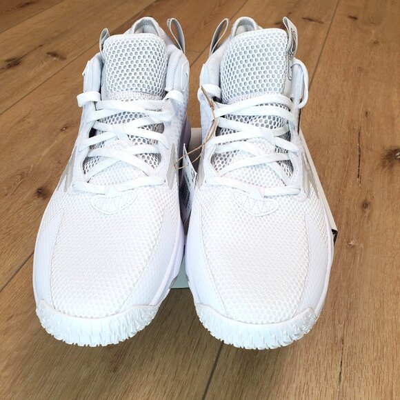 adidas Dame 8 Admit One - Cloud White GY6462 Mens Shoes Size 11.5 Basketball Gym - Picture 6 of 12